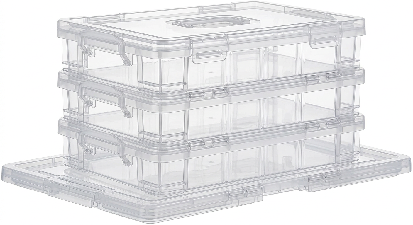 Clear Stackable Container